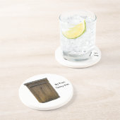 Dessous De Verre En Grès Ma tache de pensée privée (Côté)