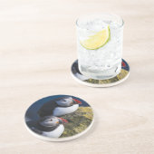 Dessous De Verre En Grès Macareux atlantique (Côté)