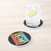 Dessous De Verre En Grès Machine à coudre (Côté)