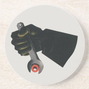 Dessous De Verre En Grès Machiniste d'Usine de Fabrication d'Entreprise Vin