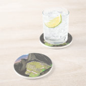 Dessous De Verre En Grès Machu Picchu (Côté)