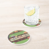 Dessous De Verre En Grès Magasin de fruits et légumes (Côté)