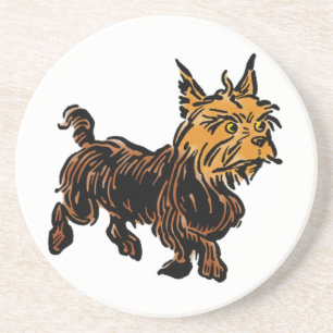 Dessous De Verre En Grès Mage de l'Oz vintage, Toto le chien chiot mignon