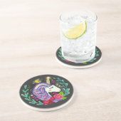 Dessous De Verre En Grès Magical Unicorn Vibes  (Côté)