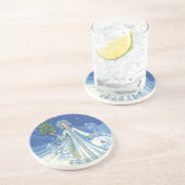 Dessous De Verre En Grès Magie hivernale (Côté)