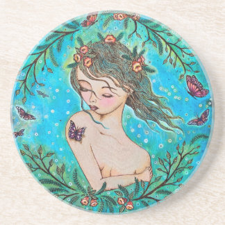 Dessous de verre en grès magique et éthéré