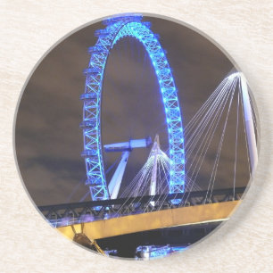 Dessous De Verre En Grès Magnifique ! Millennium Wheel Londres