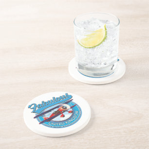 Dessous De Verre En Grès Magnifique patch de voyage au Royaume-Uni.