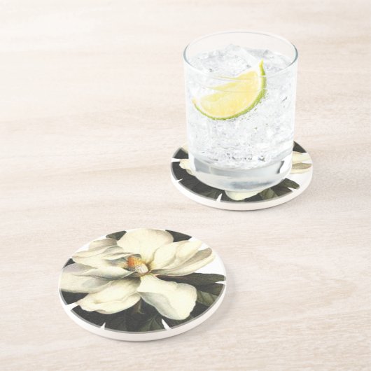 Dessous De Verre En Grès Magnolia (Côté)