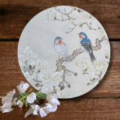 Dessous De Verre En Grès Magnolia blanche