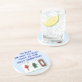 Dessous De Verre En Grès mahjong (Côté)