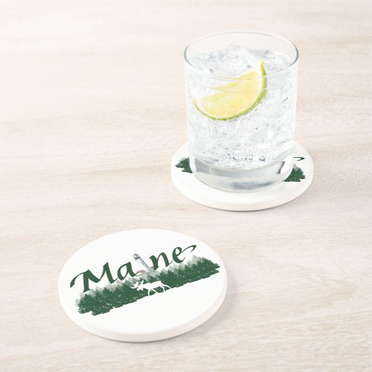 Dessous De Verre En Grès Maine (Côté)