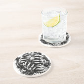 Dessous De Verre En Grès Mains d'Orkney saisissant le Ba (Côté)