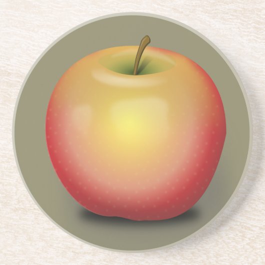 Dessous De Verre En Grès Maintosh Apple (Devant)