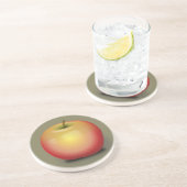 Dessous De Verre En Grès Maintosh Apple (Côté)