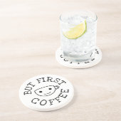 Dessous De Verre En Grès Mais le premier café (Côté)