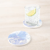 Dessous De Verre En Grès maison : aspiration d'aquarelle (Côté)