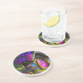 Dessous De Verre En Grès Maison de fée (Côté)