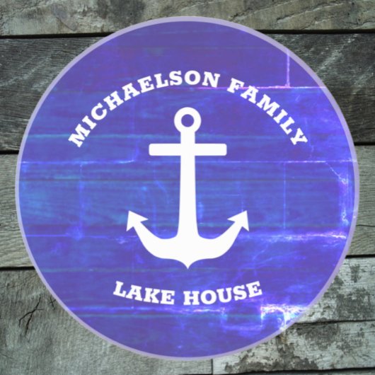 Dessous De Verre En Grès Maison de lac nautique