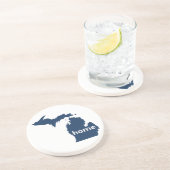 Dessous De Verre En Grès Maison du Michigan (Côté)