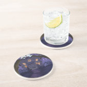 Dessous De Verre En Grès maison hantée (Côté)