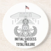 Dessous De Verre En Grès Maître EOD et mémorial (Devant)