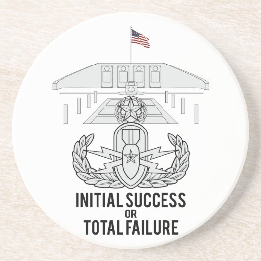 Dessous De Verre En Grès Maître EOD et mémorial (Devant)