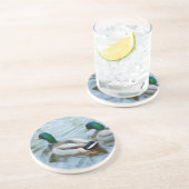 Dessous De Verre En Grès Mallard Ducks (Côté)