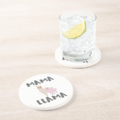 Dessous De Verre En Grès Mama Llama Maman (Côté)