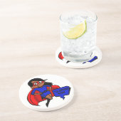 Dessous De Verre En Grès maman noire (Côté)