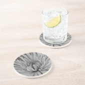 Dessous De Verre En Grès Maman noire et blanche (Côté)