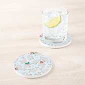 Dessous De Verre En Grès manat de noël (Côté)