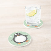 Dessous De Verre En Grès Manchot royal (Côté)