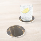 Dessous De Verre En Grès Manchots empereurs (Côté)