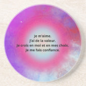 Dessous De Verre En Grès mandala (Devant)