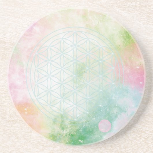 Dessous De Verre En Grès mandala (Devant)