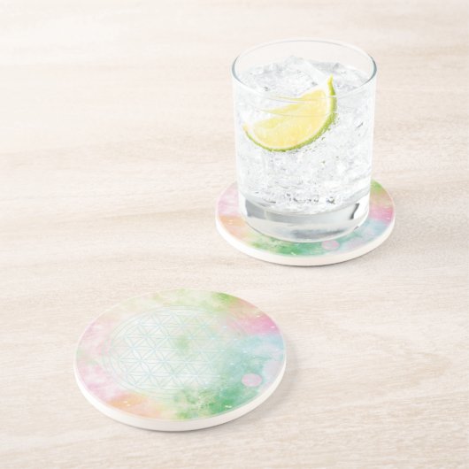 Dessous De Verre En Grès mandala (Côté)