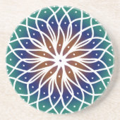 Dessous De Verre En Grès Mandala (Devant)