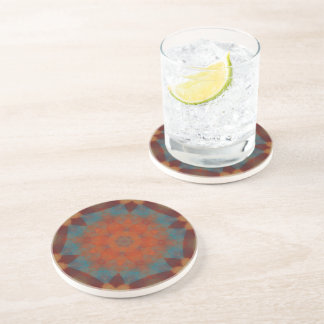 Dessous De Verre En Grès Mandala 3 Sud-Ouest