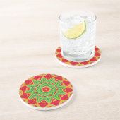 Dessous De Verre En Grès Mandala Beverage Coaster (Côté)