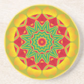 Dessous De Verre En Grès Mandala Beverage Coaster (Devant)