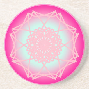 Dessous De Verre En Grès Mandala Calme
