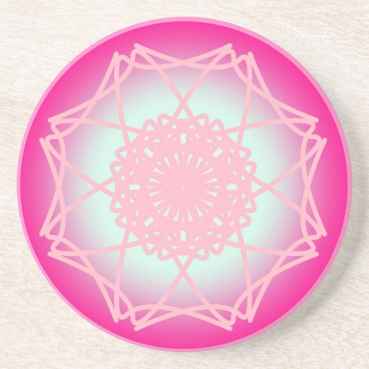 Dessous De Verre En Grès Mandala Calme (Devant)