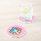 Dessous De Verre En Grès Mandala de création (Côté)