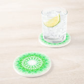 Dessous De Verre En Grès Mandala de croissance (Côté)