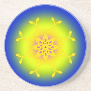 Dessous De Verre En Grès Mandala de la confiance