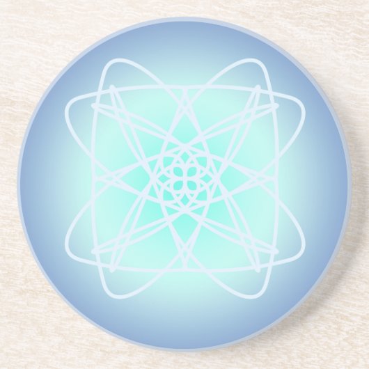 Dessous De Verre En Grès Mandala de la réussite (Devant)