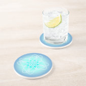 Dessous De Verre En Grès Mandala de la réussite (Côté)