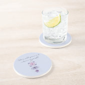 Dessous de verre en grès Mandala de Serenity en fl (Côté)