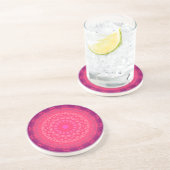 Dessous De Verre En Grès Mandala du silence (Côté)